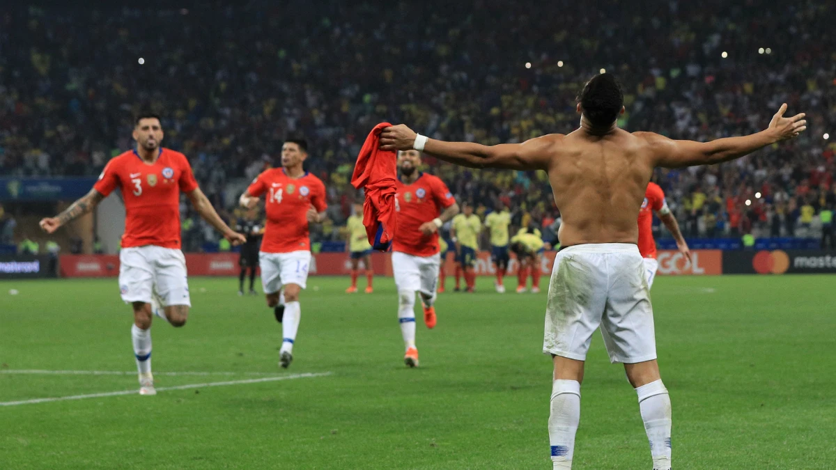 Chile celebra su pase a semifinales