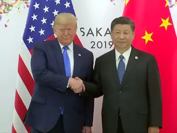 Trump y Xi Jinping durante el G-20 Trump y Xi Jinping durante el G-20
