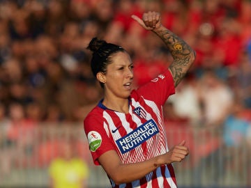 Jennifer Hermoso, con el Atlético Jennifer Hermoso, con el Atlético