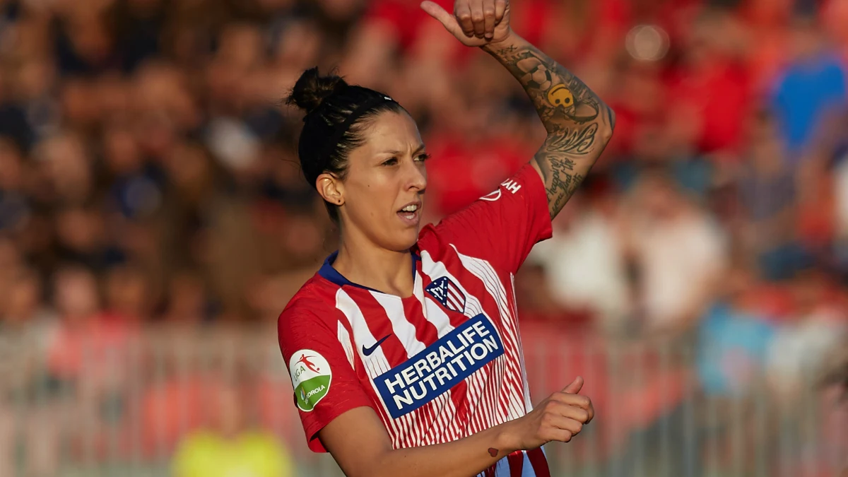 Jennifer Hermoso, con el Atlético