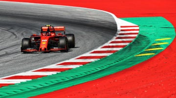 Leclerc, en el GP de Austria