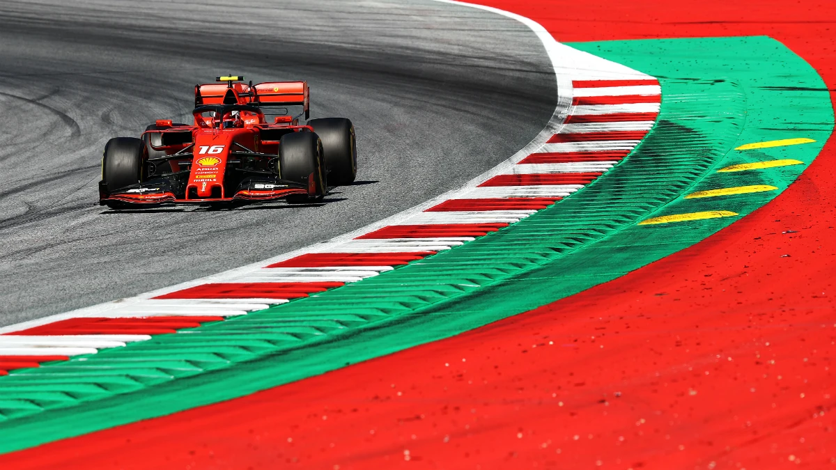 Leclerc, en el GP de Austria