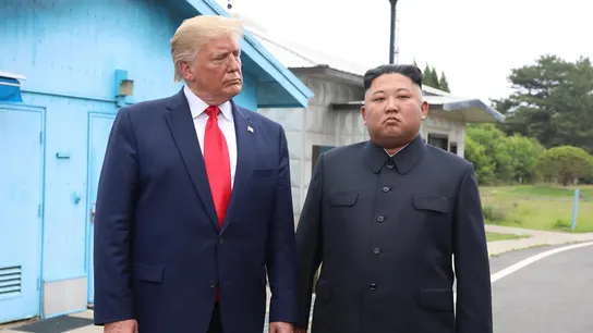 Donald Trump y Kim Jong-un en Corea del Norte Donald Trump y Kim Jong-un en Corea del Norte
