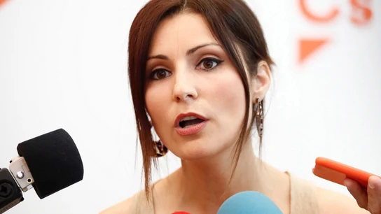 Lorena Roldán en declaraciones a los medios Lorena Roldán en declaraciones a los medios.