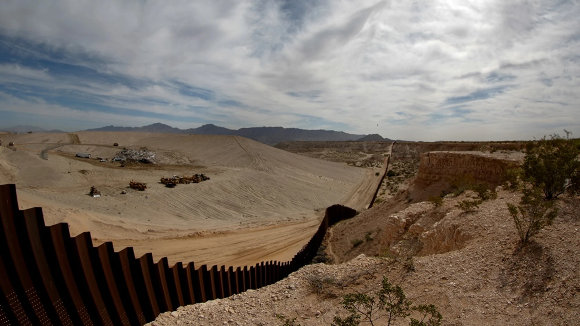 Imagen del muro fronterizo de EEUU (Archivo)