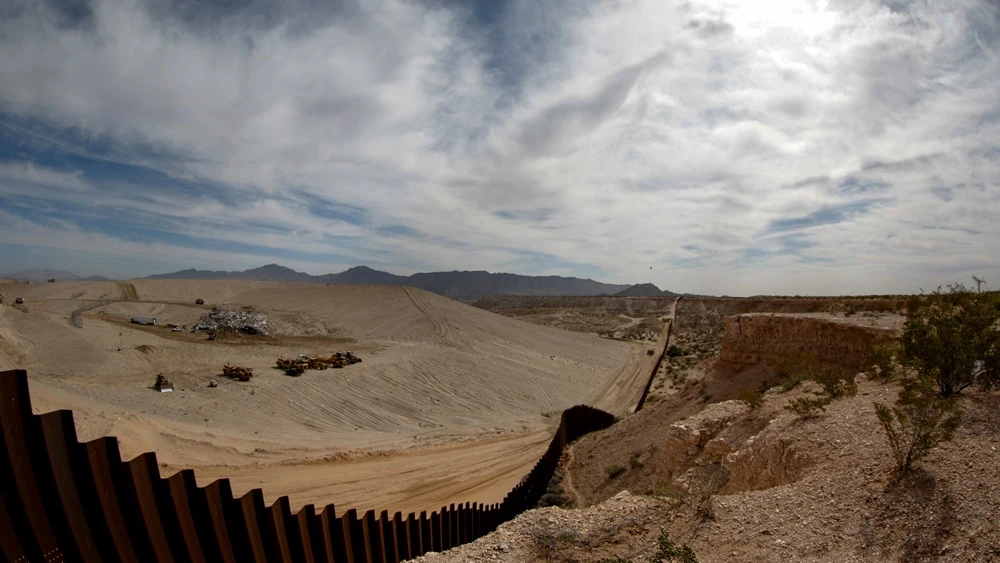 Imagen del muro fronterizo de EEUU (Archivo)