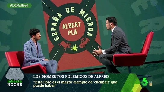 Alfred García en el plató de laSexta Noche Alfred García en el plató de laSexta Noche