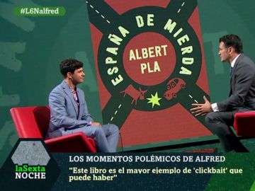 Alfred García en el plató de laSexta Noche Alfred García en el plató de laSexta Noche