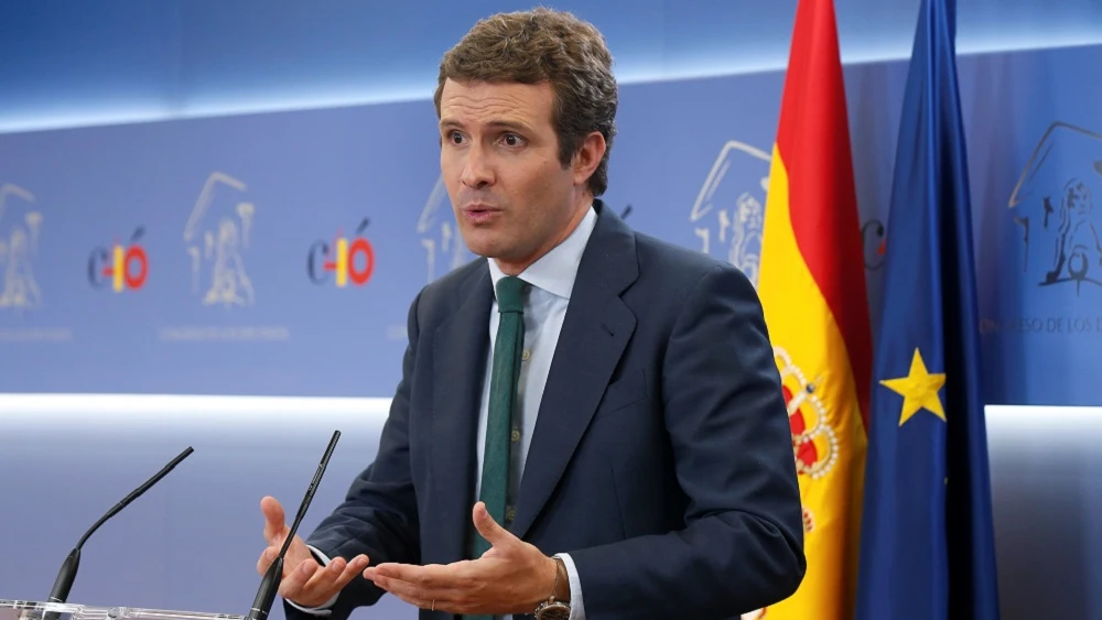 El líder del PP, Pablo Casado.