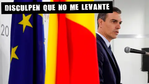 Pedro Sánchez en la reunión del G20 Disculpen que no me levante