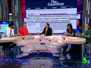 ¿Hay que ser totalmente sincero con tu pareja?: así es el debate más divertido (y surrealista) de Zapeando ¿Hay que ser totalmente sincero con tu pareja?: así es el debate más divertido (y surrealista) de Zapeando