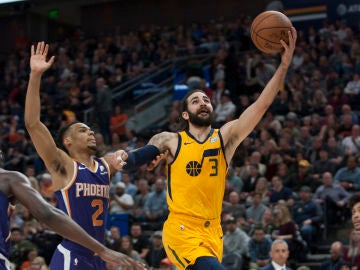 Ricky Rubio, durante un partido contra los Suns Ricky Rubio, durante un partido contra los Suns
