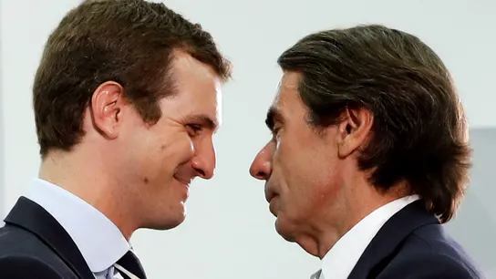 El presidente de la Fundación FAES José María Aznar, el presidente del PP, Pablo Casado, asisten a la XVI edición del curso de verano de la Fundación de la FAES El presidente de la Fundación FAES José María Aznar, el presidente del PP, Pablo Casado, asisten a la XVI edición del curso de verano de la Fundación de la FAES