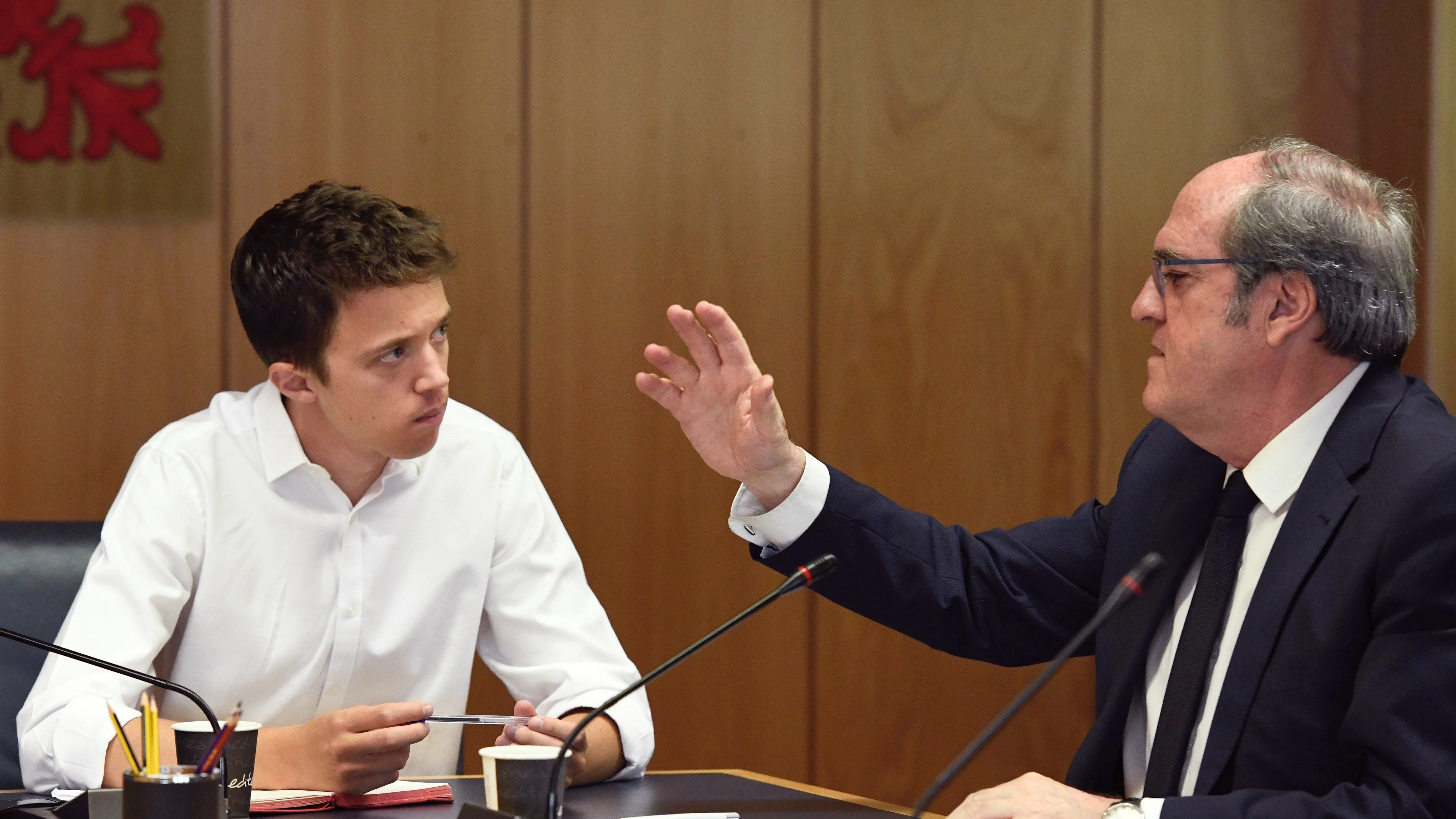 Los candidatos autonómicos de Más Madrid y el PSOE, Íñigo Errejón y Ángel Gabilondo