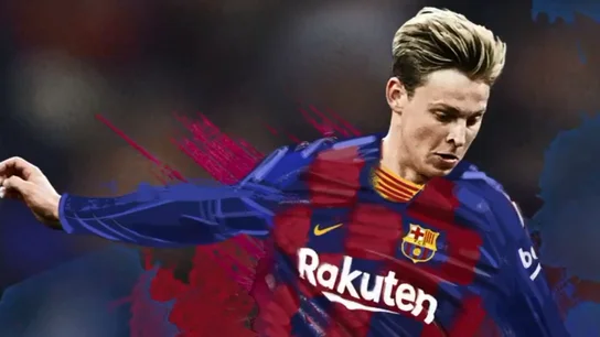 Frenkie De Jong, con la camiseta del Barcelona Frenkie De Jong, con la camiseta del Barcelona
