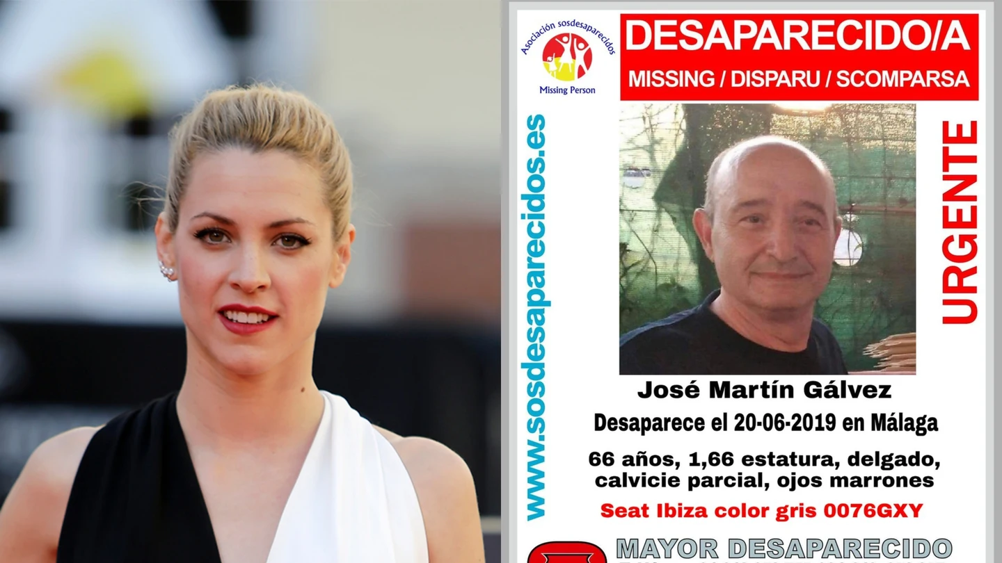 La actriz Maggie Civantos y su familiar desaparecido La actriz Maggie Civantos y su familiar desaparecido
