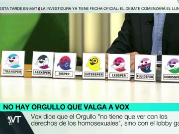 Fluidsper, Transper o Asexsper: los "amigos de Gaysper", el fantasma que Vox lanzó como una amenaza al mundo LGTBI Fluidsper, Transper o Asexsper: los "amigos de Gaysper", el fantasma que Vox lanzó como una amenaza al mundo LGTBI