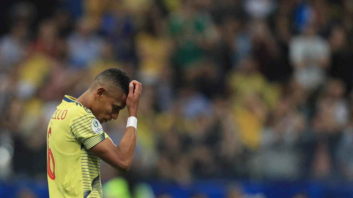 William Tesillo lamenta su penalti errado William Tesillo lamenta su penalti errado