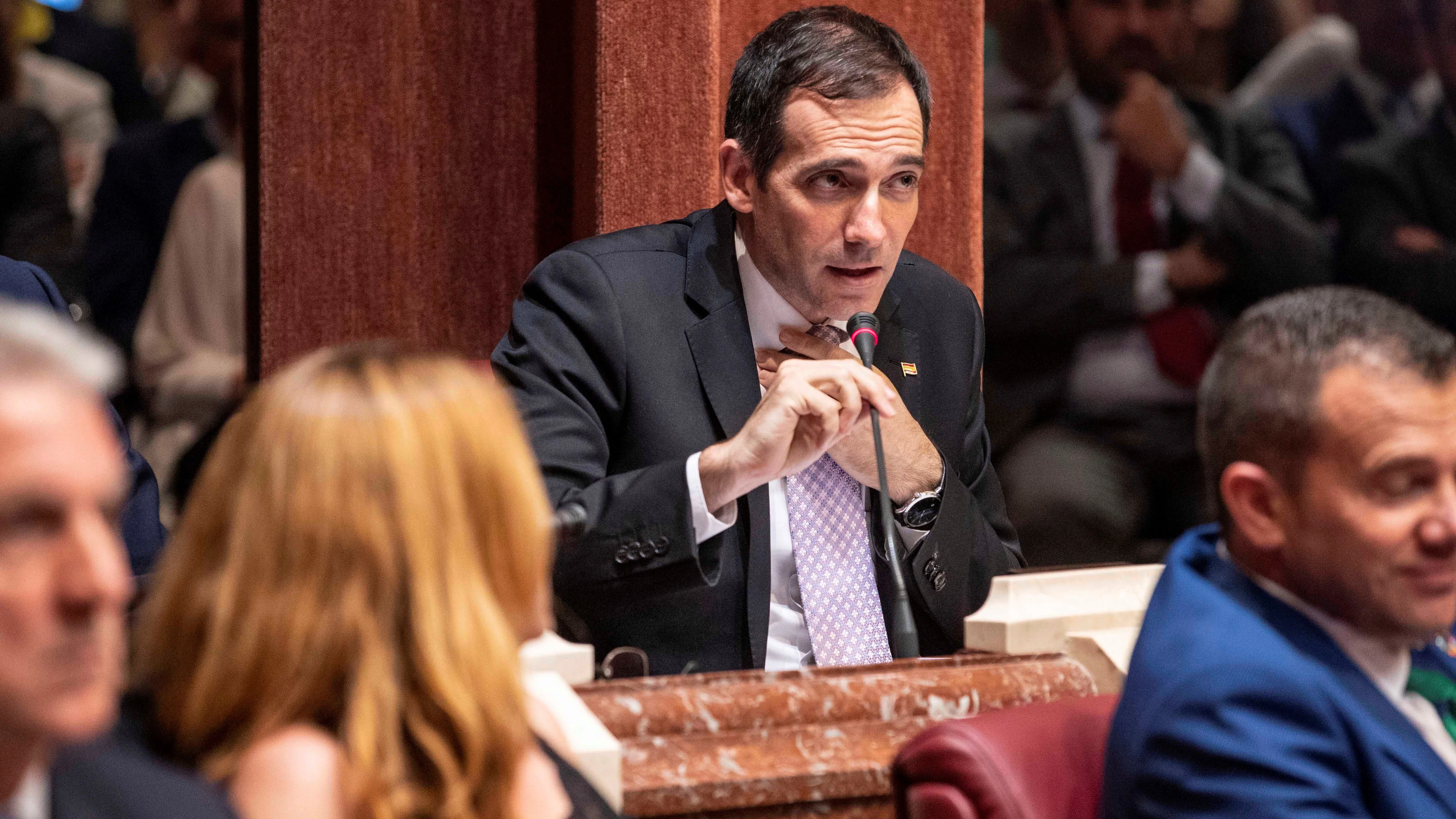 El portavoz de Vox en la Asamblea Regional de Murcia, Juan José Liarte El portavoz de Vox en la Asamblea Regional de Murcia, Juan José Liarte