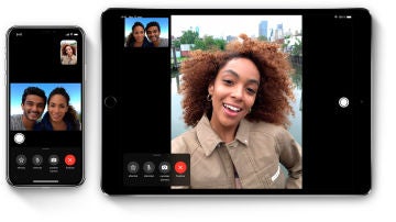 Una videollamada en Facetime