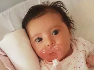 Una foto de la pequeña Matilde compartida por la familia Una foto de la pequeña Matilde compartida por la familia