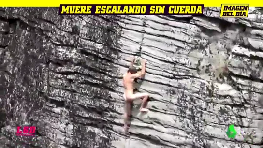 Muere un conocido escalador tras caer al vacío mientras practicaba escalada sin cuerdas ni sujeciones Muere un conocido escalador tras caer al vacío mientras practicaba escalada sin cuerdas ni sujeciones