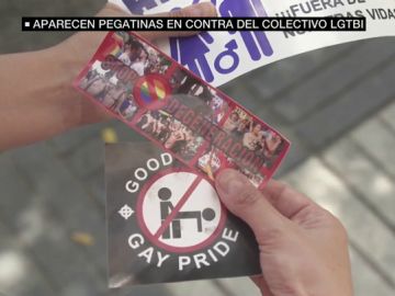 Pegatinas homófobas lucen en diversos municipios de Madrid en plena semana del Orgullo LGTBI Pegatinas homófobas lucen en diversos municipios de Madrid en plena semana del Orgullo LGTBI