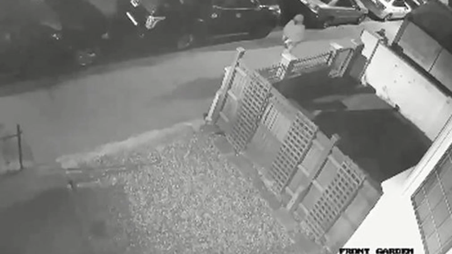 Captura del supuesto agresor Captura del supuesto agresor