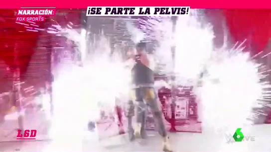 Un luchador de la WWE se rompe la pelvis durante un combate Un luchador de la WWE se rompe la pelvis durante un combate