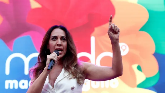 La cantante Mónica Naranjo en la lectura del pregón del Orgullo 2019  La cantante Mónica Naranjo en la lectura del pregón del Orgullo 2019