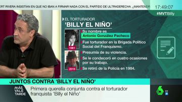 Habla una de las víctimas de Billy el niño: "Franco me da igual. Las torturas no son ideológicas, hay que erradicarlas"