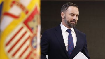 El presidente de Vox, Santiago Abascal