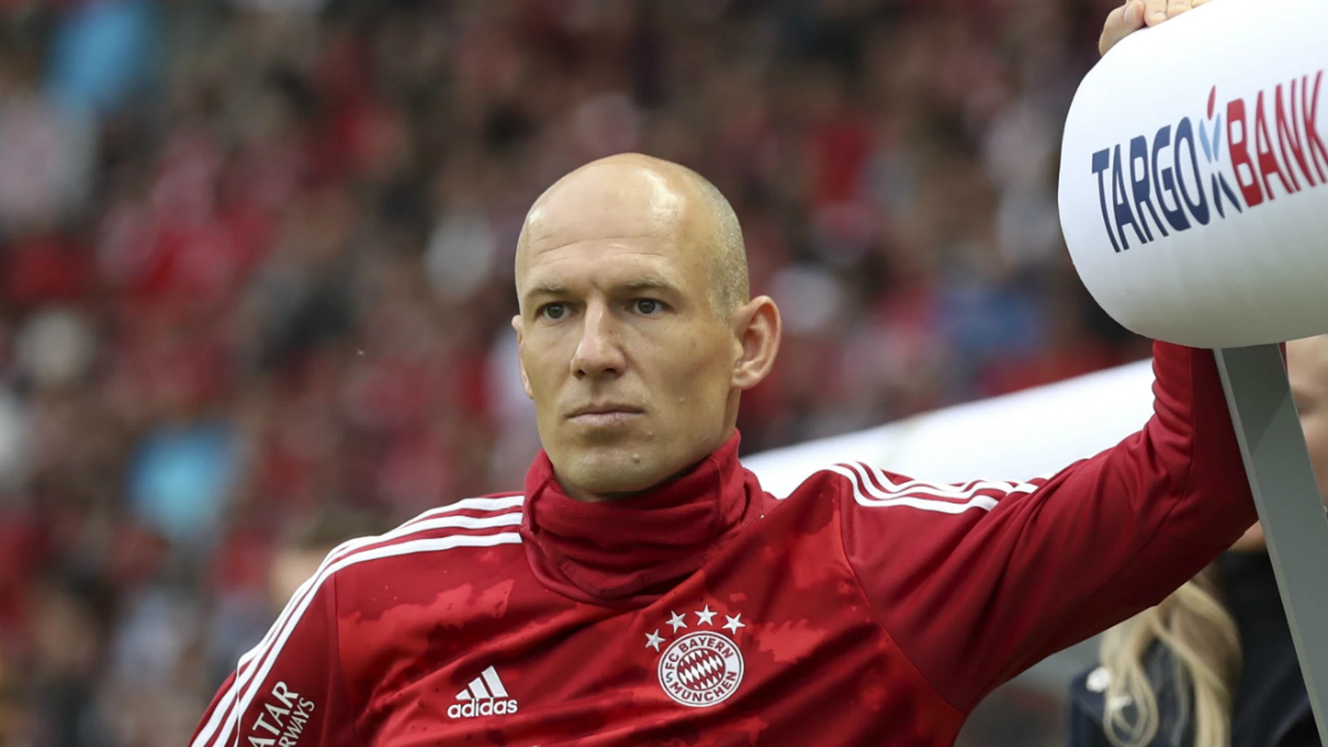 Arjen Robben, con el Bayern de Múnich