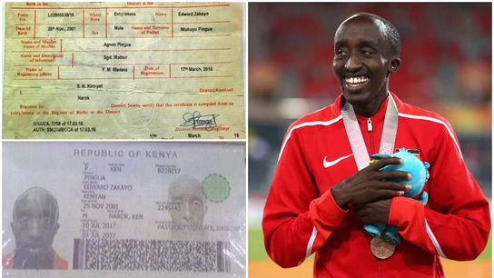 Edward Zakayo y sus certificados de edad Edward Zakayo y sus certificados de edad