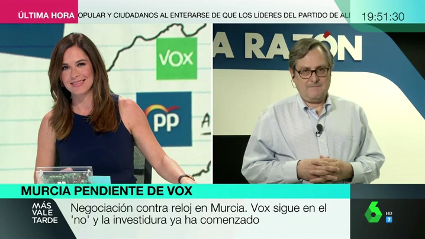 Francisco Marhuenda, sobre la tensa relación entre Vox y Ciudadanos: "No entiendo el complejo de pijoprogre de Cs" Francisco Marhuenda, sobre la tensa relación entre Vox y Ciudadanos: "No entiendo el complejo de pijoprogre de Cs"