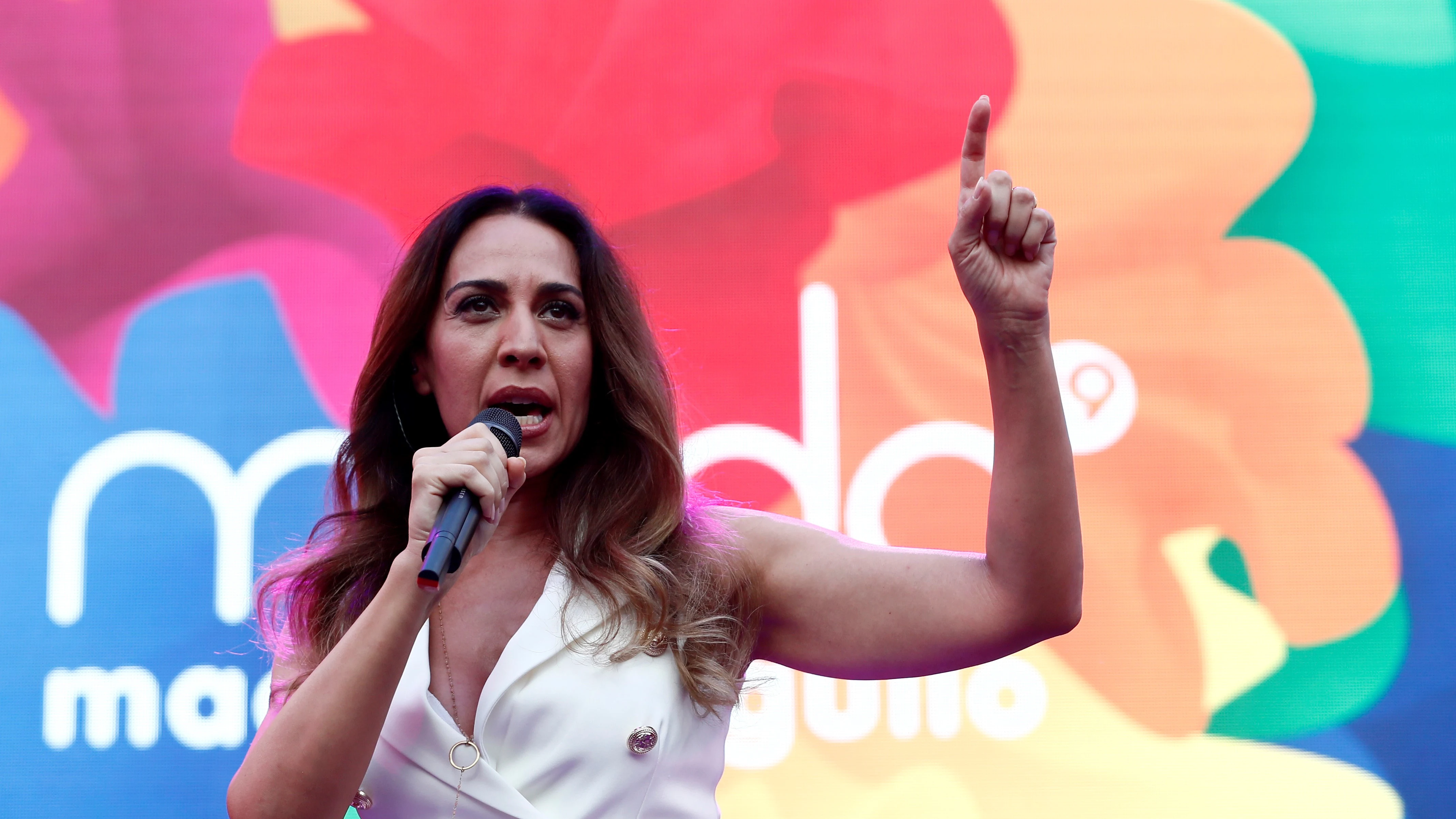 Mónica Naranajo en el pregón del Orgullo LGTBI