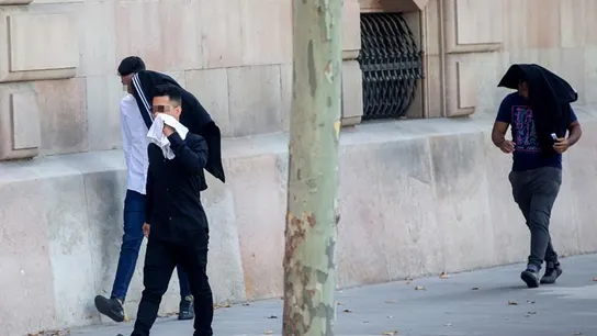 Tres de los siete acusados de la violación múltiple de una menor en Manresa Tres de los siete acusados de la violación múltiple de una menor en Manresa