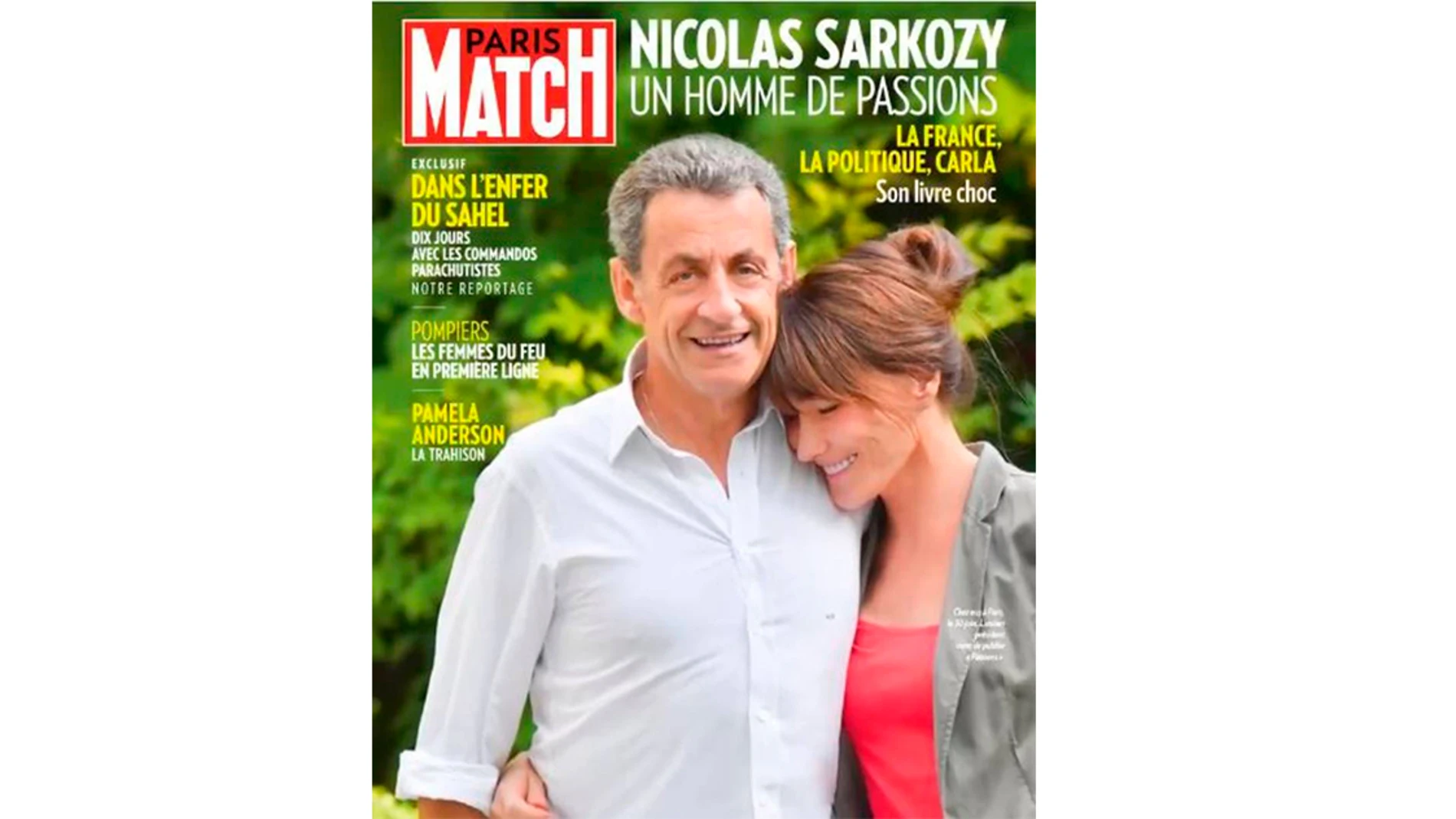 Portada Nicolas Sarkozy y Carla Bruni