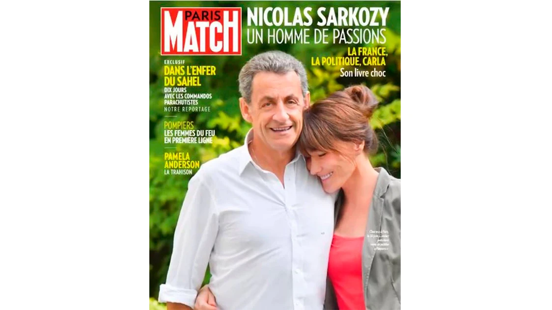 Portada Nicolas Sarkozy y Carla Bruni