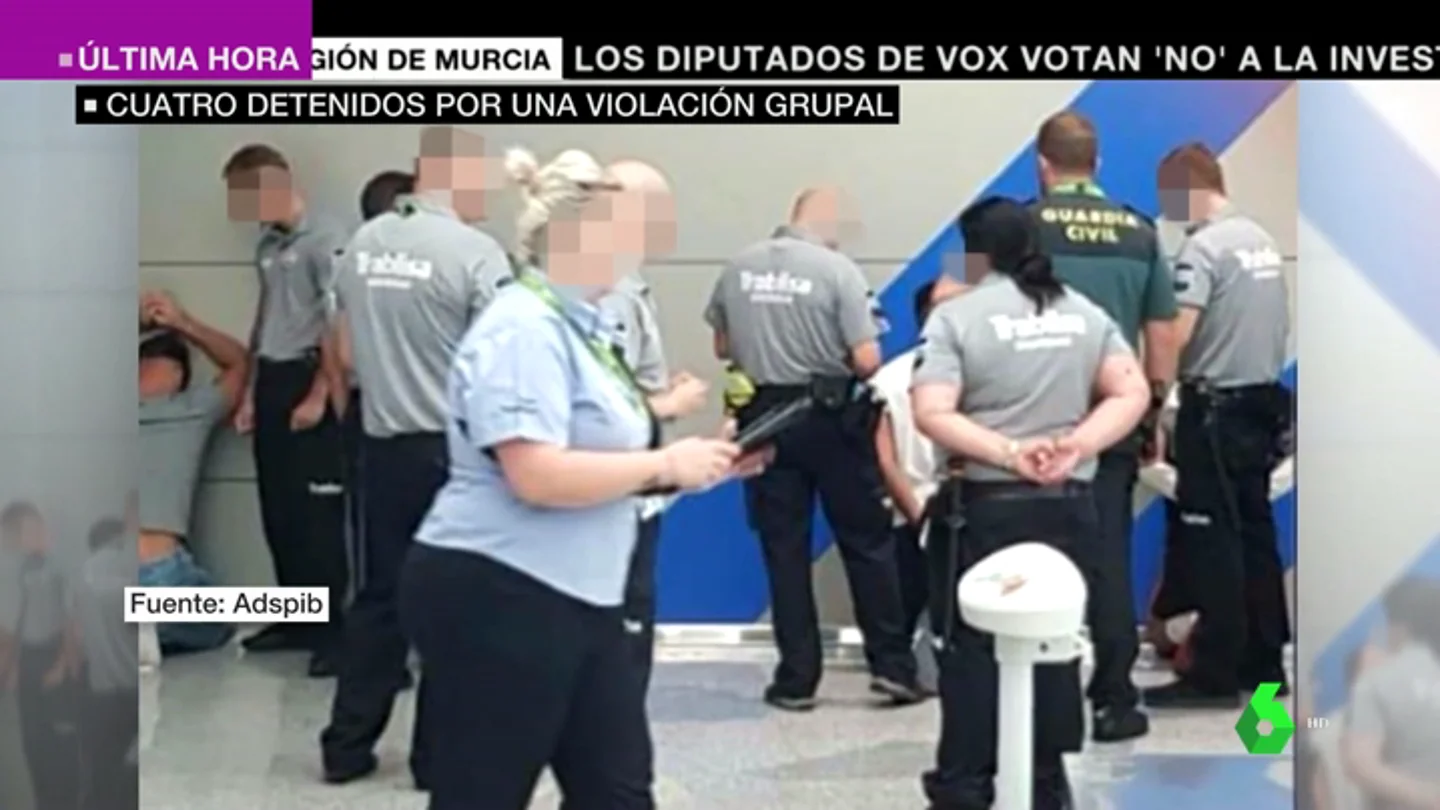 Detienen a tres alemanes en el aeropuerto de Palma por violar en grupo a una joven de 18 años Detienen a tres alemanes en el aeropuerto de Palma por violar en grupo a una joven de 18 años