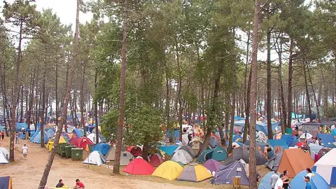 Acampada en Ortigueira Acampada en Ortigueira