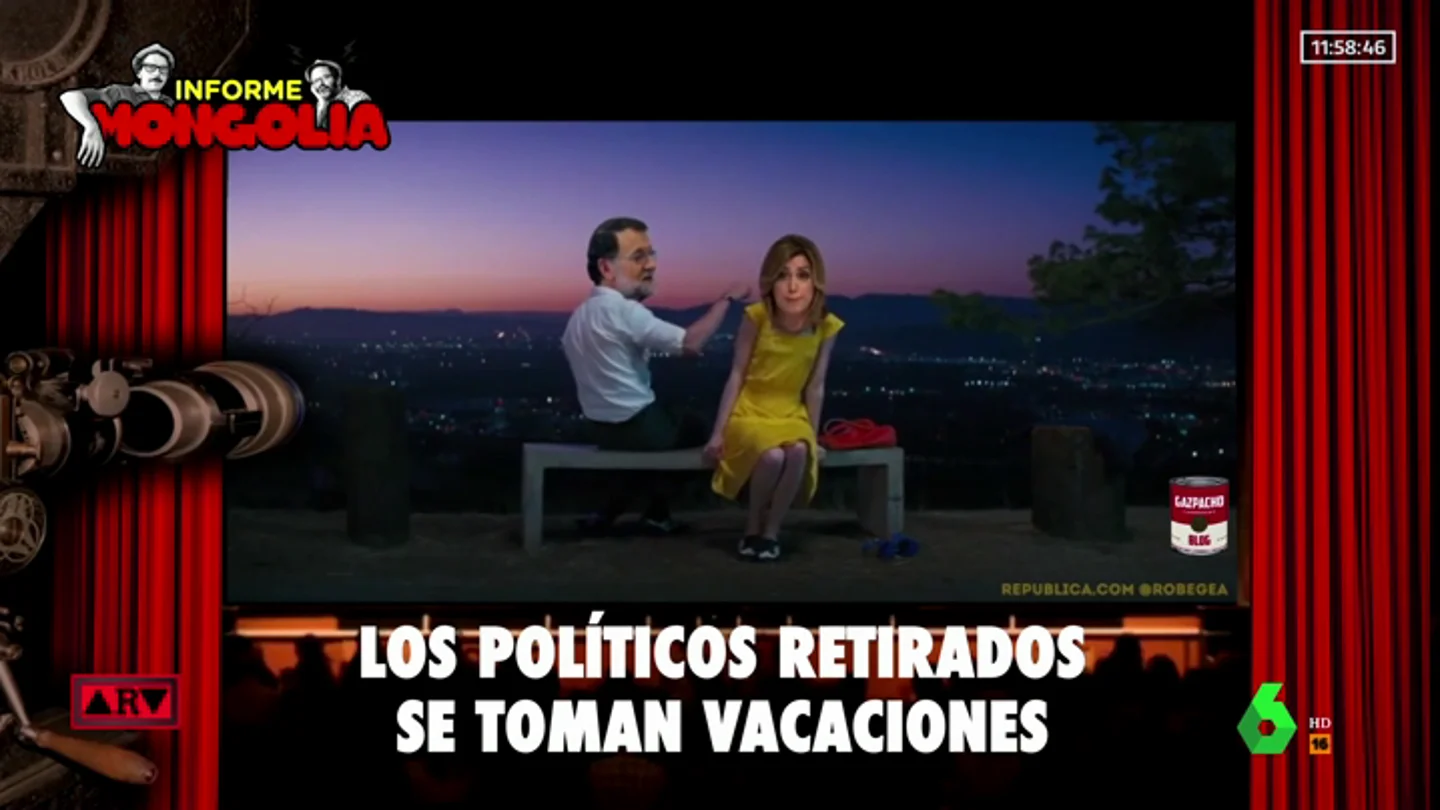 Rajoy y Susana Díaz, juntos y de vacaciones a lo 'La la land' Rajoy y Susana Díaz, juntos y de vacaciones a lo 'La la land'