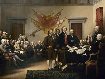 Declaración de Independencia, del pintor John Trumbull Declaración de Independencia, del pintor John Trumbull