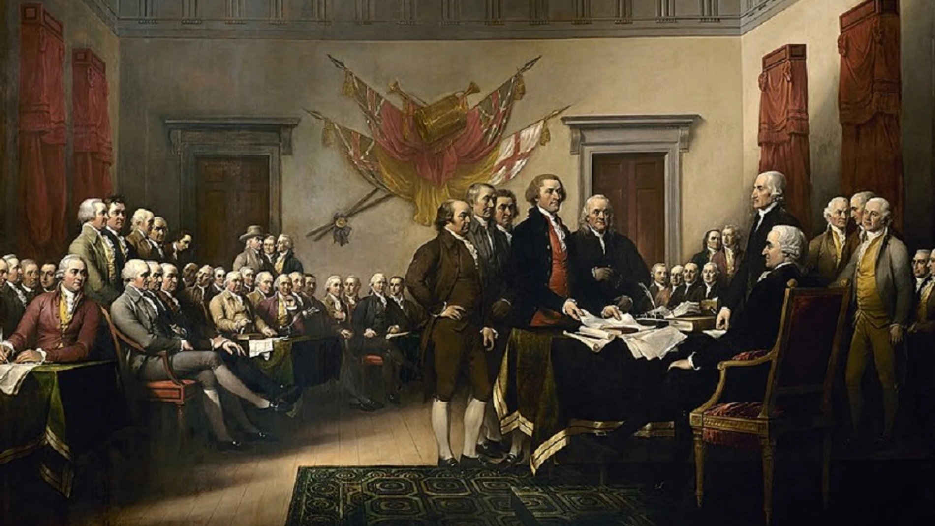 Declaración de Independencia, del pintor John Trumbull