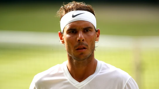 Rafa Nadal, durante el partido contra Kyrgios Rafa Nadal, durante el partido contra Kyrgios