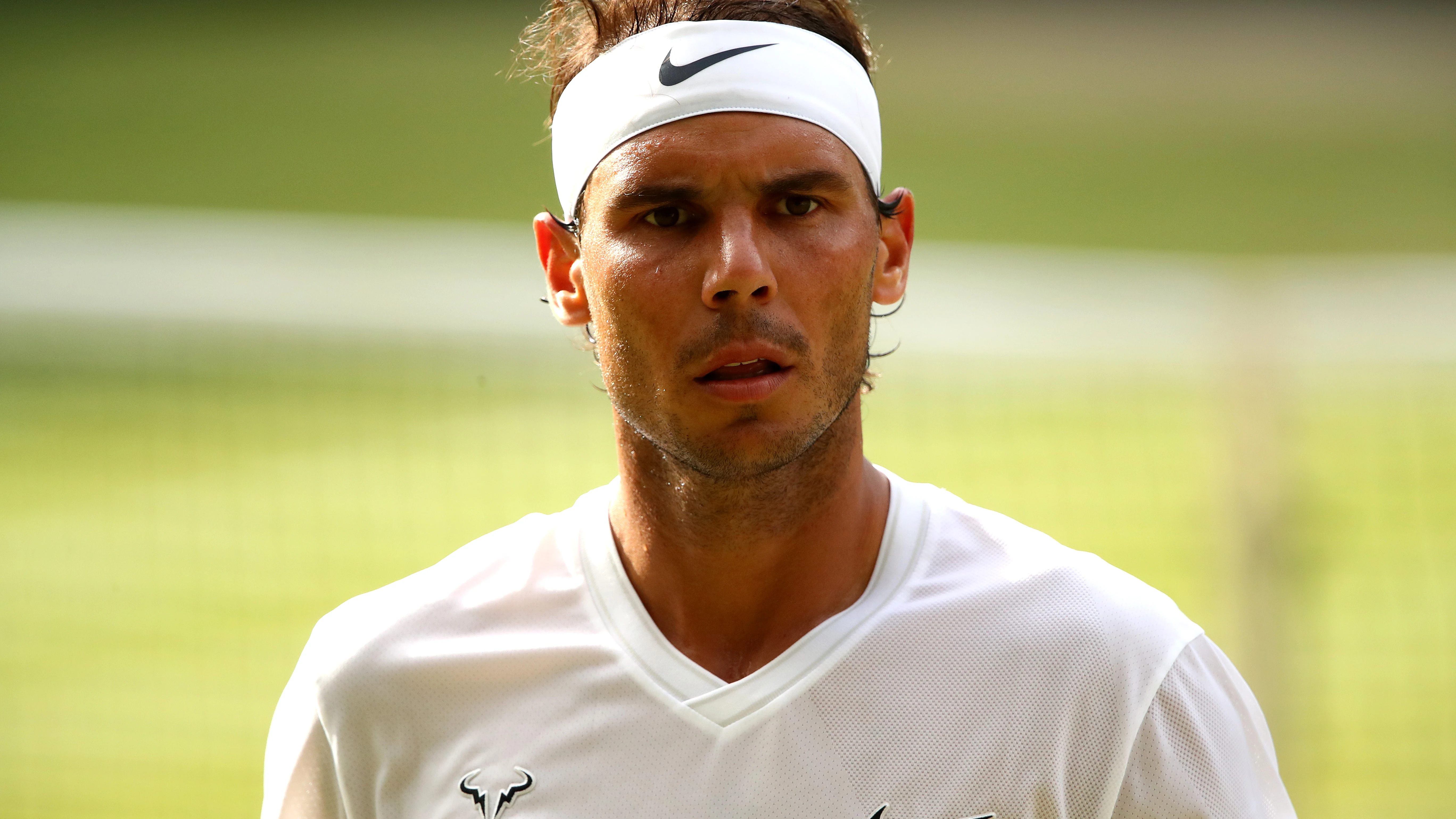 Rafa Nadal, durante el partido contra Kyrgios