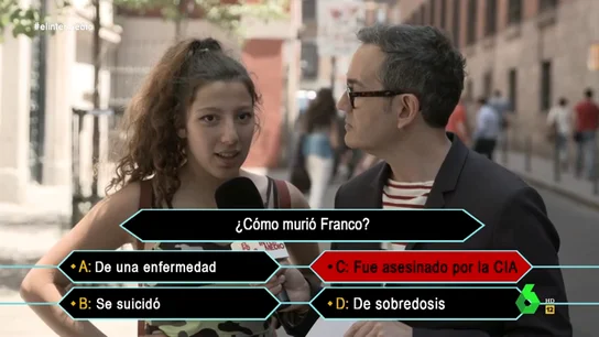 "Le asesinó la CIA de un disparo": Los disparates que piensan los jóvenes españoles sobre Franco "Le asesinó la CIA de un disparo": Los disparates que piensan los jóvenes españoles sobre Franco