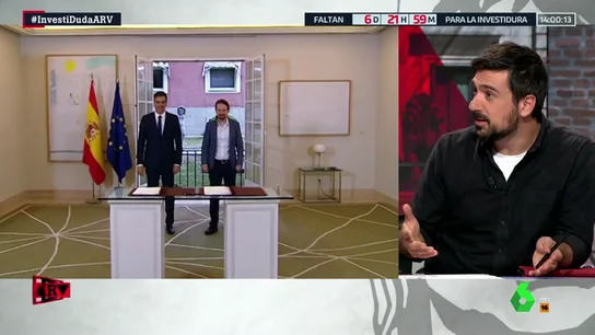 Ramón Espinar: "La consulta de Podemos es irreal porque plantea dos opciones que no están encima de la mesa" Ramón Espinar: "La consulta de Podemos es irreal porque plantea dos opciones que no están encima de la mesa"