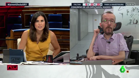 Echenique responde a Pedro Sánchez: "Estamos sorprendidos por el tono duro que ha utilizado y por las descalificaciones" Echenique responde a Pedro Sánchez: "Estamos sorprendidos por el tono duro que ha utilizado y por las descalificaciones"