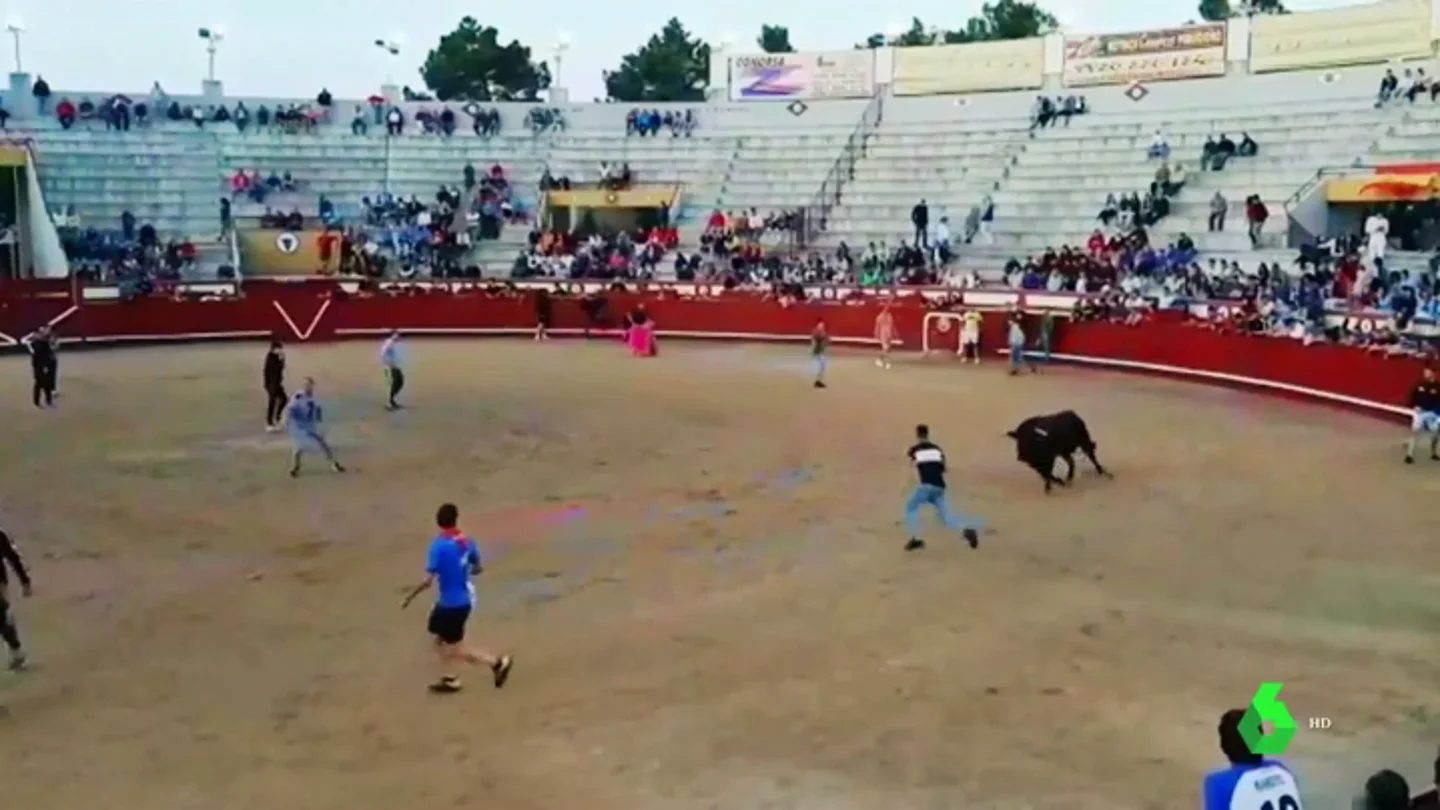 Un toro embiste a un joven en las fiestas de San Victorino en Arévalo Un toro embiste a un joven en las fiestas de San Victorino en Arévalo